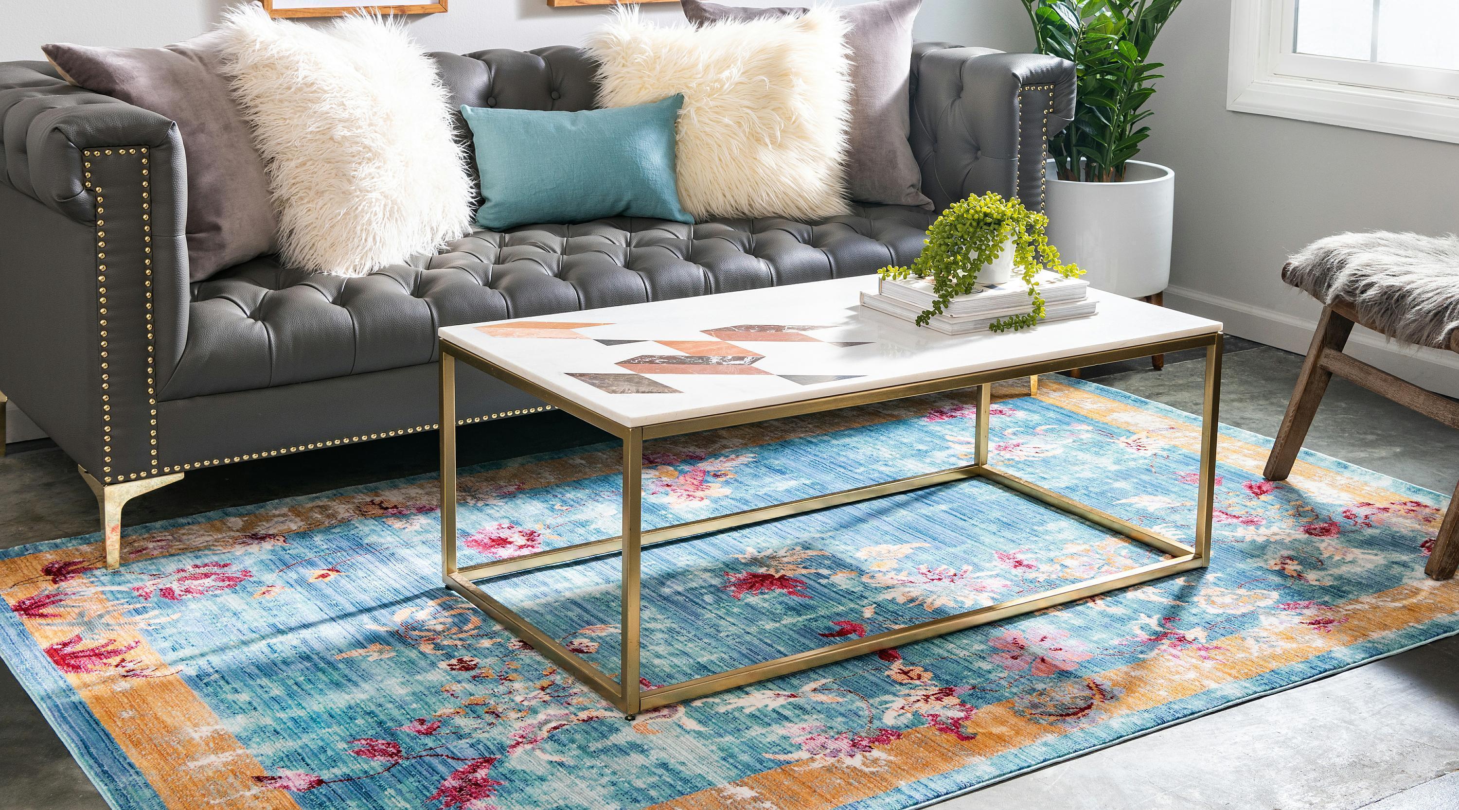 Johan - Vintage Blumen-Teppich