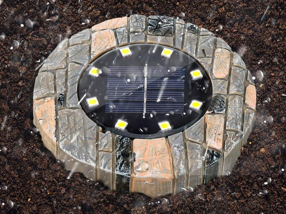Stein-Solar-Wegleuchte